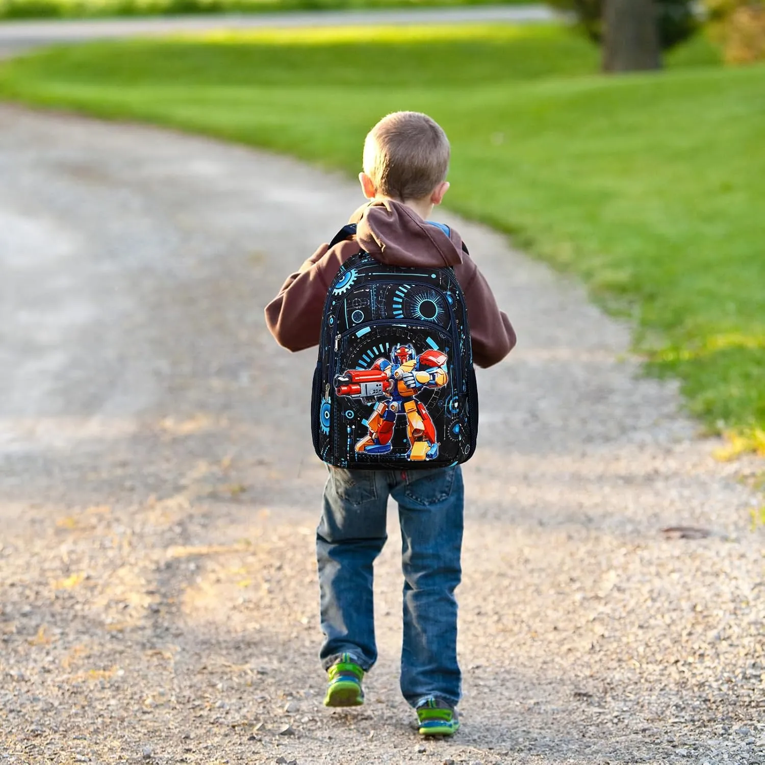 BTOOP Kids Backpack Boys Cute Elementary School Backpack Preschool Kindergarten Bookbags Bags