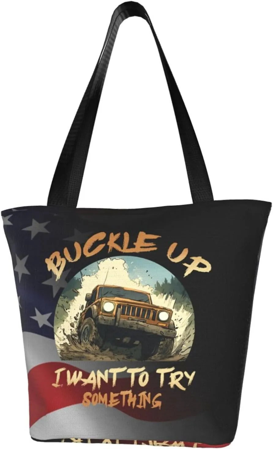 Buckle Up I Want To Try Something Fashion Shoulder Bag Large Capacity For Man Or Woman
