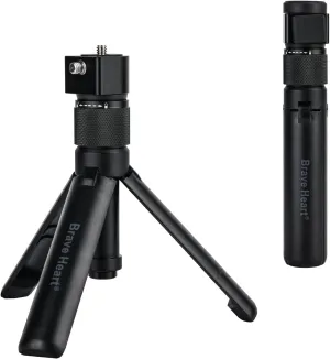 Bullet Time Handle Tripod Multi-Functional Tabletop Fold Tripod for insta360 X5/X4 Insta 360 X3,ONE RS,GO 2,ONE X2,ONE R,ONE X ONE RS Sport Camera Accessories (Mini Tripod)