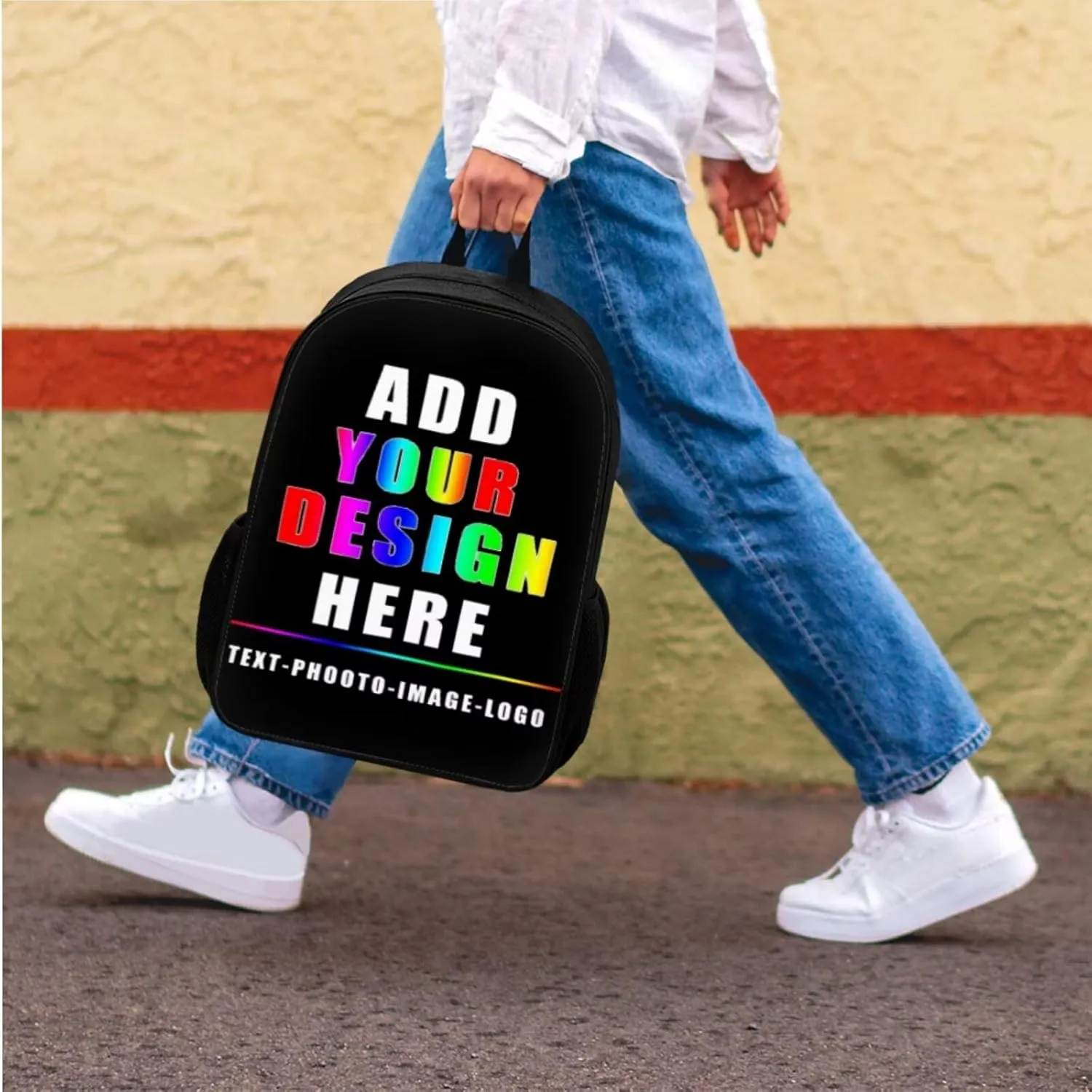 Bulopur Custom Kids Backpack with Lunch Box and Pencil Case Set Personalized Girls Boys School Bag Thermal Tote Bag Pencil Pouch Children Back to School Gifts