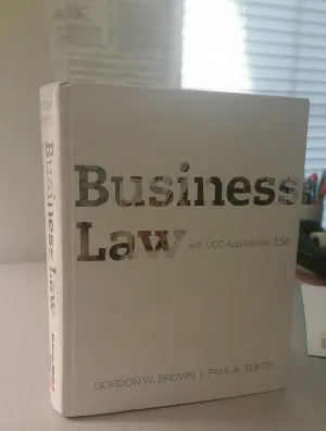 Business Law with UCC Applications Student Edition 13th Edition