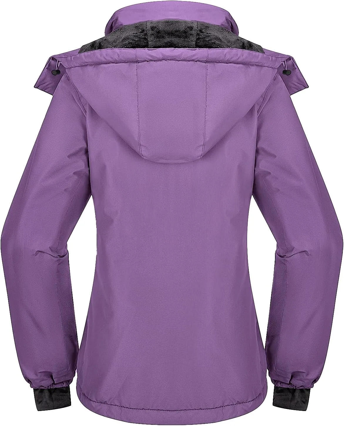 CAMEL CROWN Women's Ski Jacket Waterproof Warm Winter Snow Coat Hooded Mountain Outdoor Windbreaker Windproof Jacket