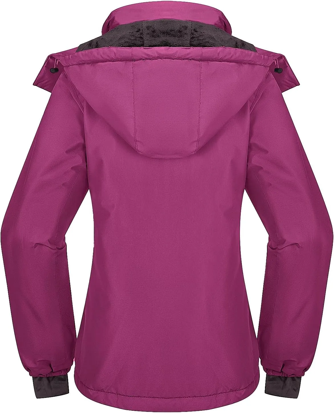 CAMEL CROWN Women's Ski Jacket Waterproof Warm Winter Snow Coat Hooded Mountain Outdoor Windbreaker Windproof Jacket
