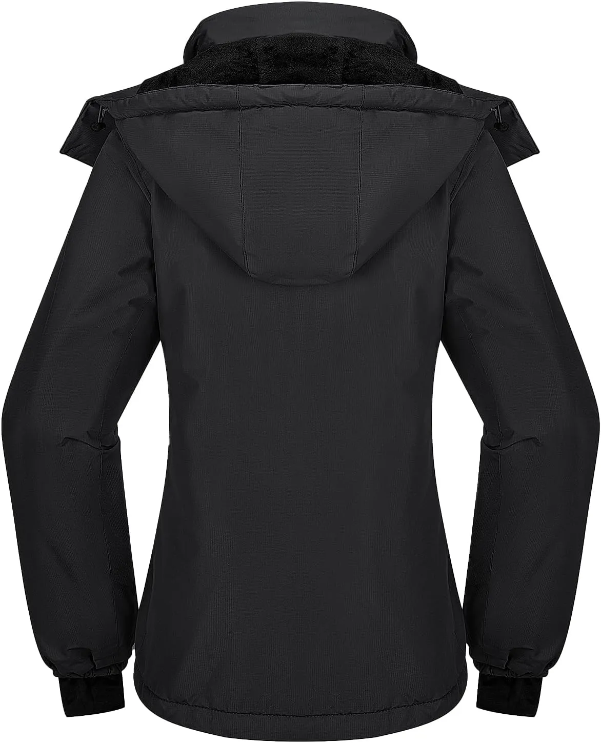 CAMEL CROWN Women's Ski Jacket Waterproof Warm Winter Snow Coat Hooded Mountain Outdoor Windbreaker Windproof Jacket