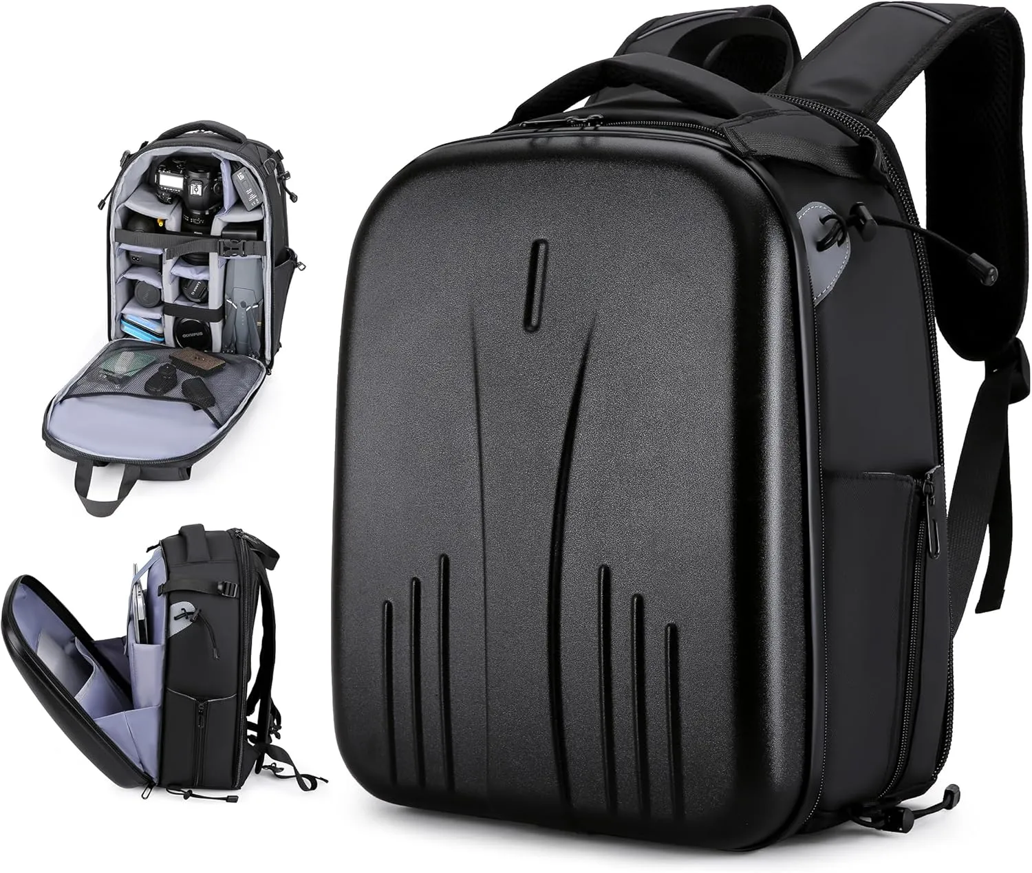 Camera backpack photographer Camera Backpack Waterproof Large for DSLR Cameras Backpacks for Photographers Camera Backpack for Women Men Outdoor Photography Black