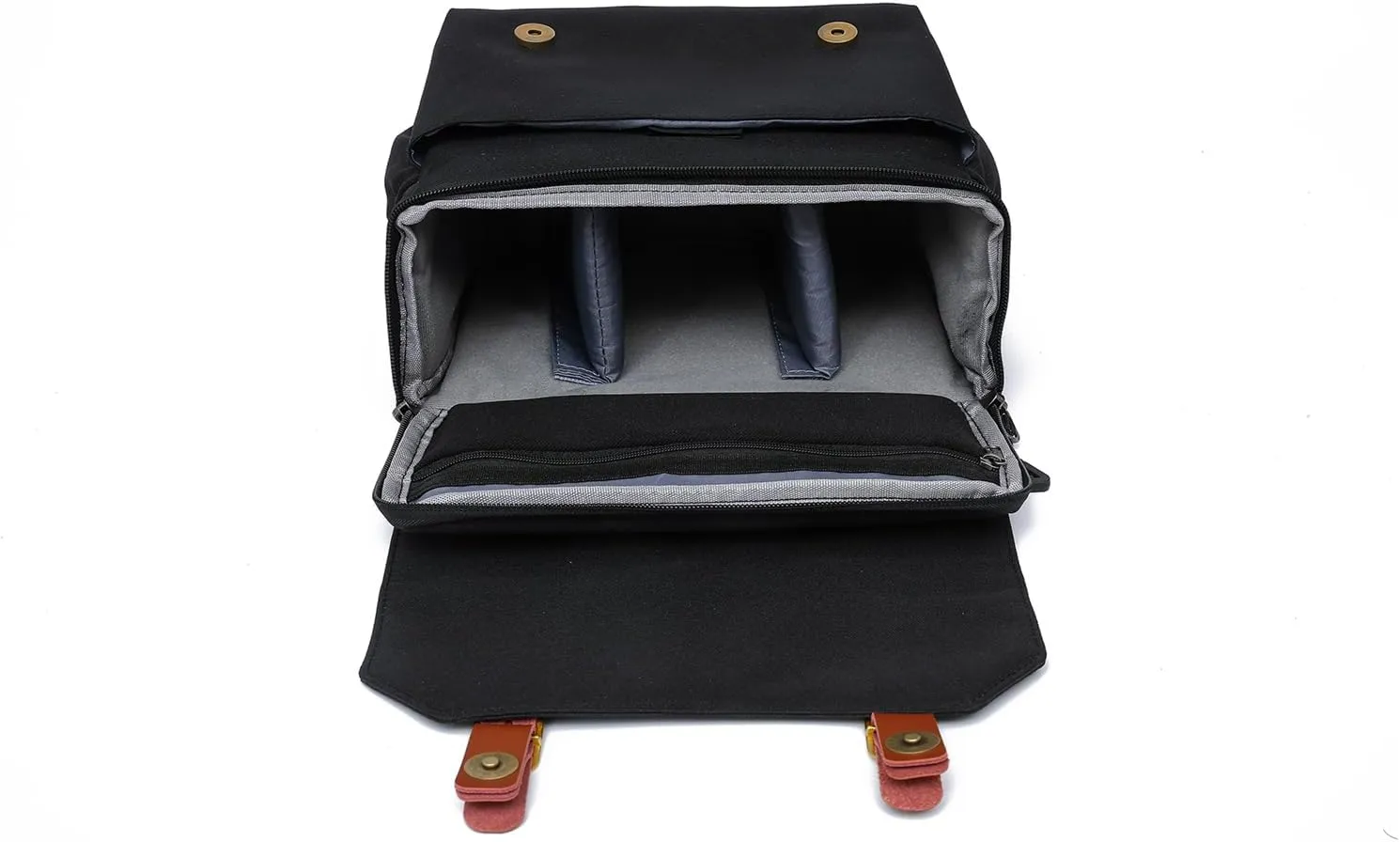 Camera Bag, Casual Backpack Design, Adjustable Shoulder Strap, Black (Black, Small)