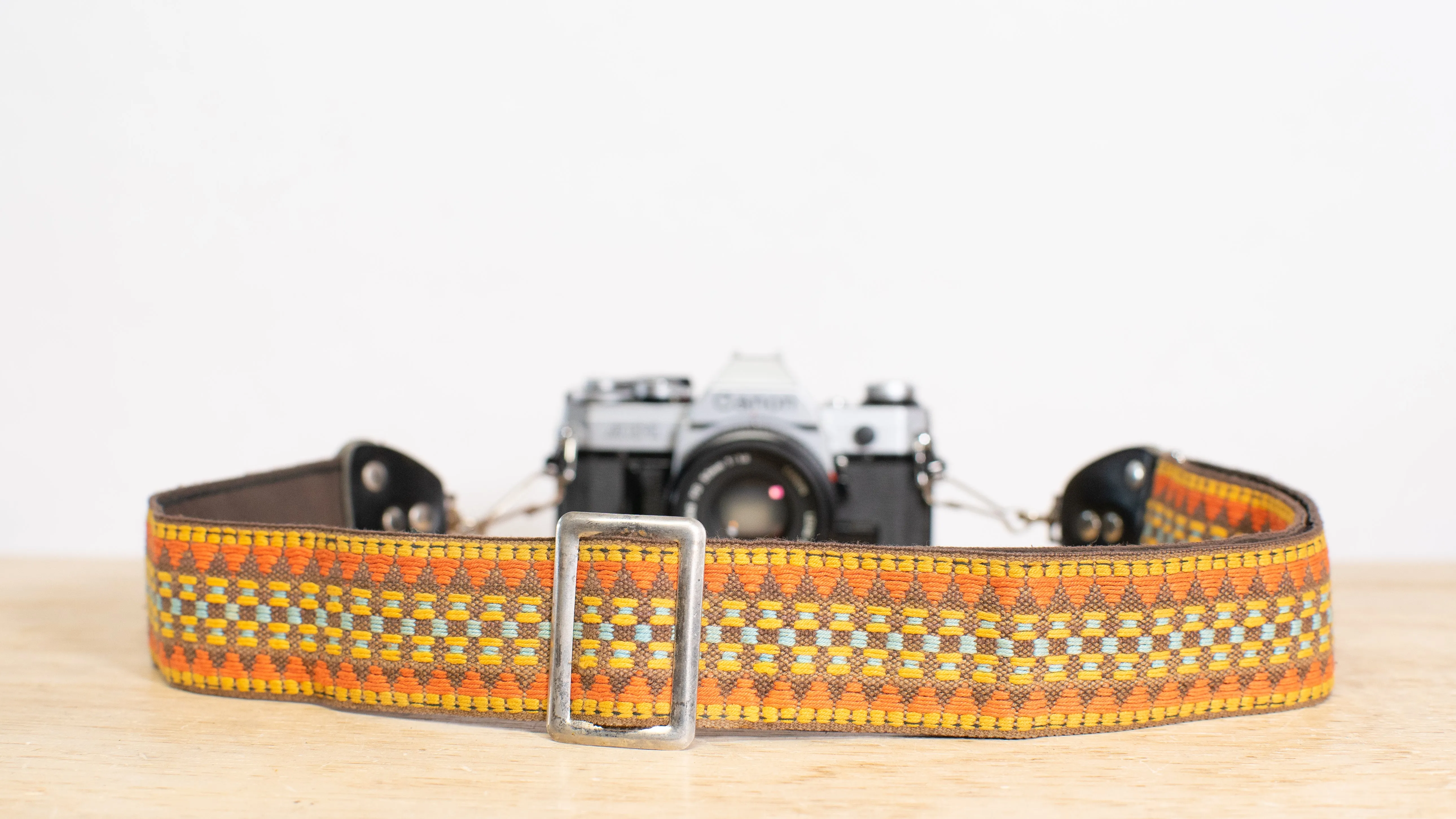 Camera Strap - Orange and Yellow