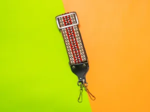 Camera Strap - Red and White