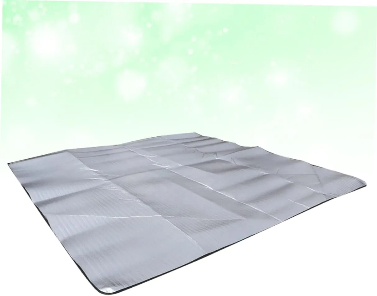 Camping Tarp Under Tent Large Size Waterproof Picnic Mat Aluminum Film Dampproof Blanket Perfect for