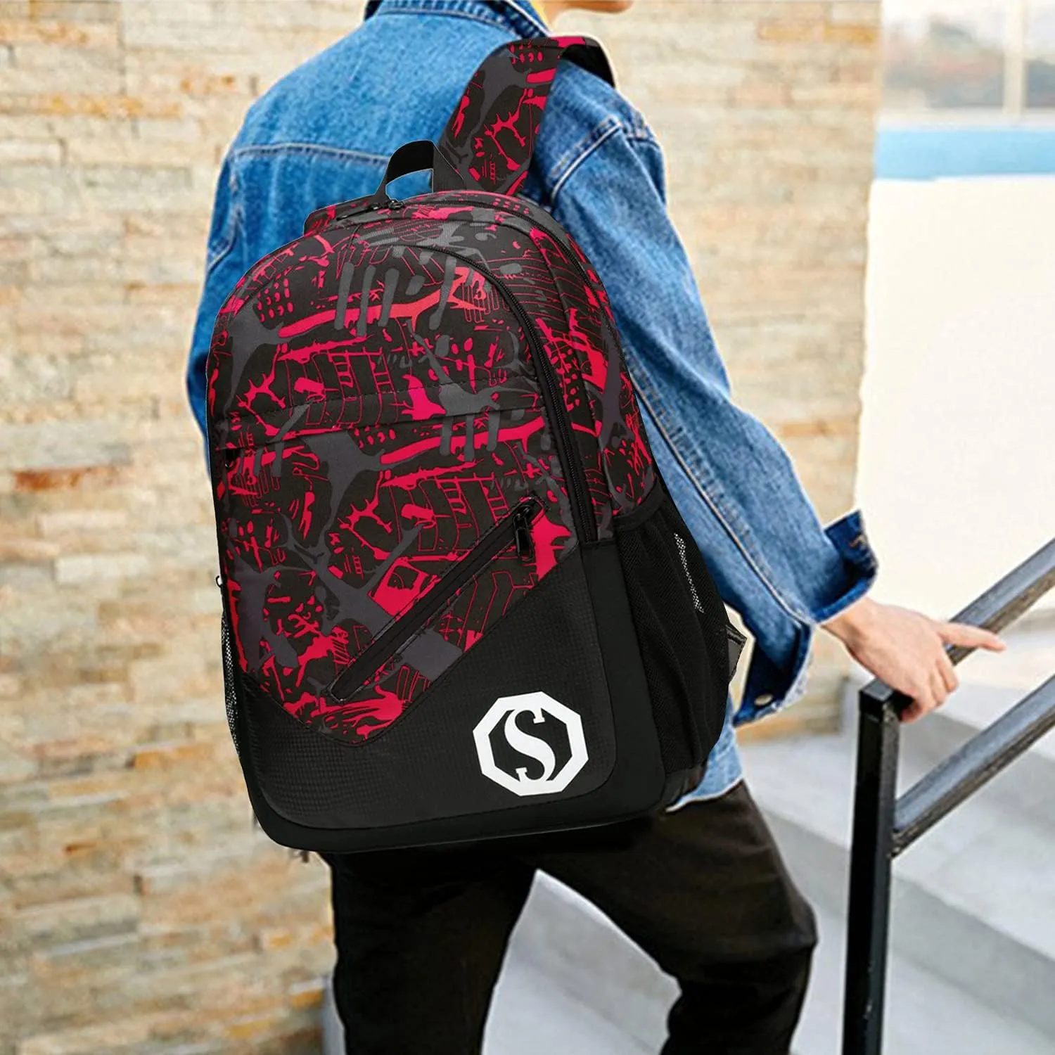 CAMTOP School Backpack Boys Girls Kids School Bookbag Set Student Backpack with Lunch Box and Pencil Case