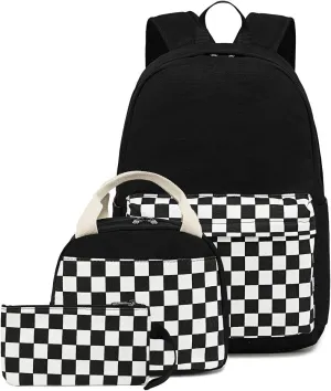 CAMTOP School Backpack Boys Girls Kids School Bookbag Set Student Backpack with Lunch Box and Pencil Case