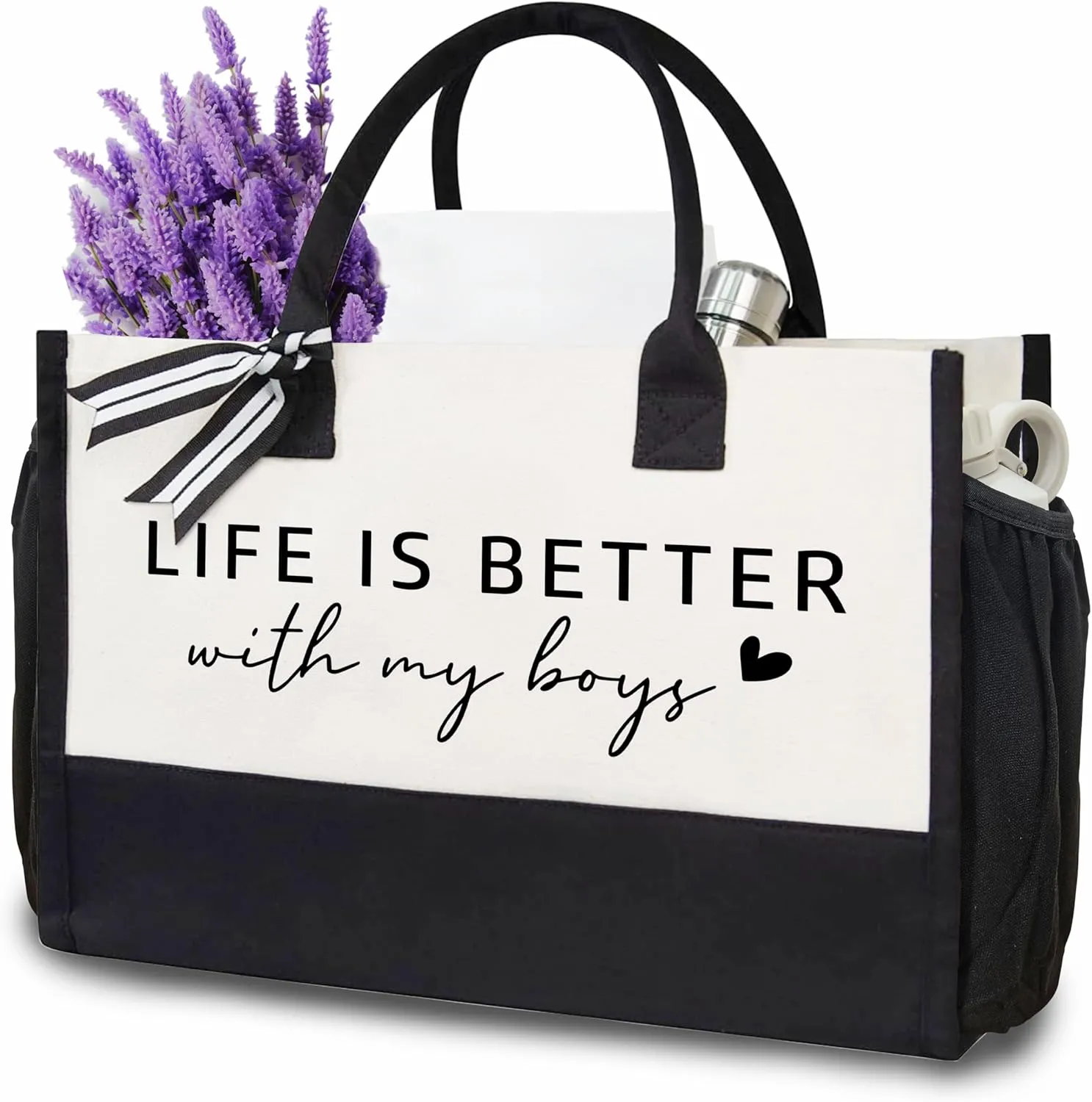 Canvas Tote Bag For Women, Summer Gift Ideas - Minimalism Tote Bag - A00
