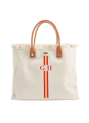 Cap Ferrat Beige Red/Gold