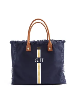 Cap Ferrat Navy White/Gold