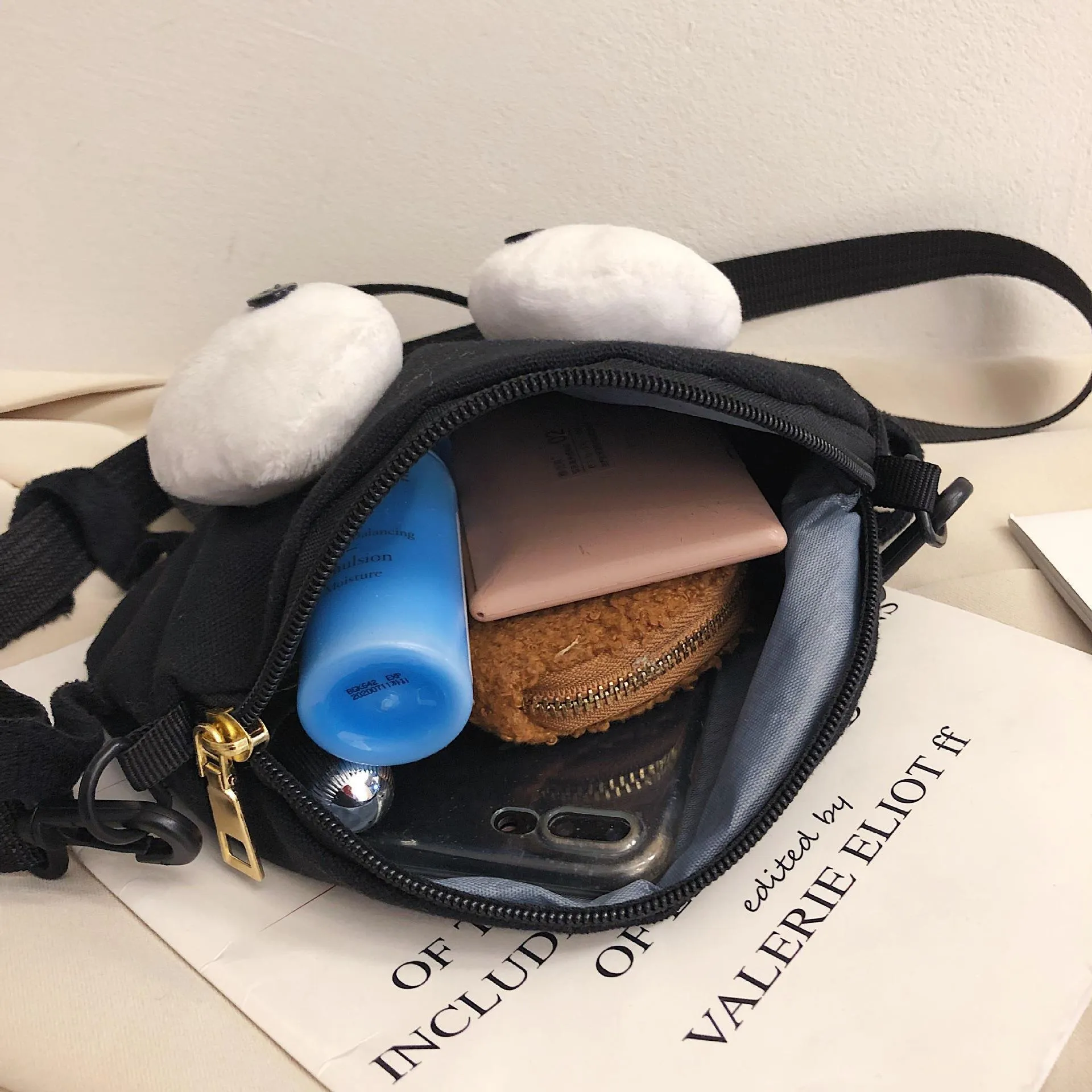 Casual Eccentric Personality Canvas Female Korean Bags