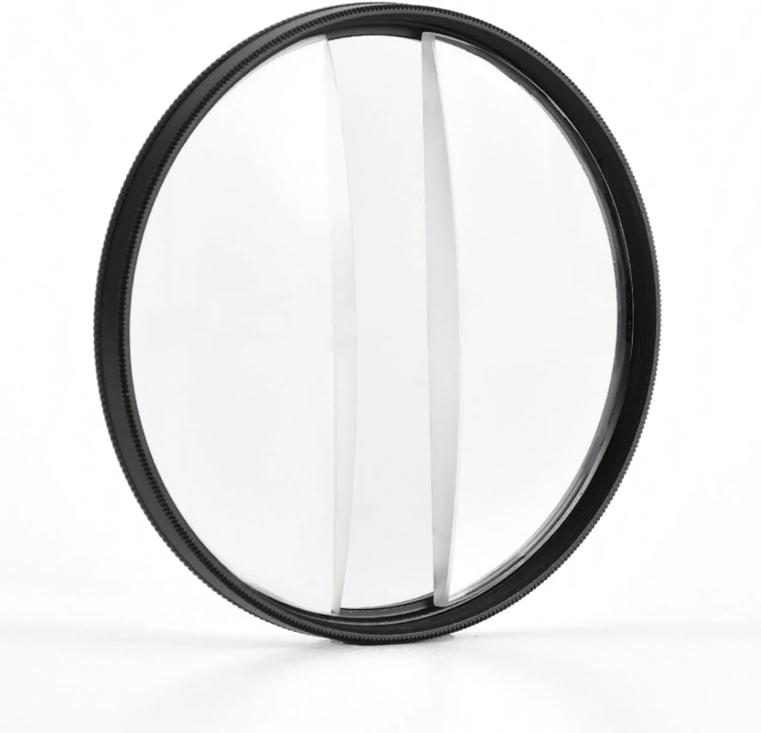 Center Field Split Filter, 77MM Enhancing Focus and Blur Effect Lens, Camera Linear Prism Diopter Lens Filter Photography Accessories for DSLR Cinematice Video and Photo, Pouch Included