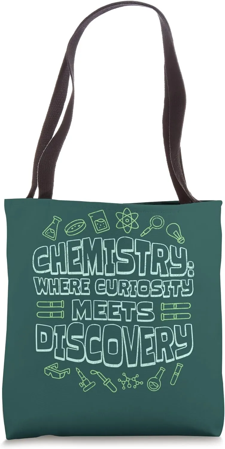 Chemistry Curiosity Discovery Student Teacher Funny Cool Tote Bag