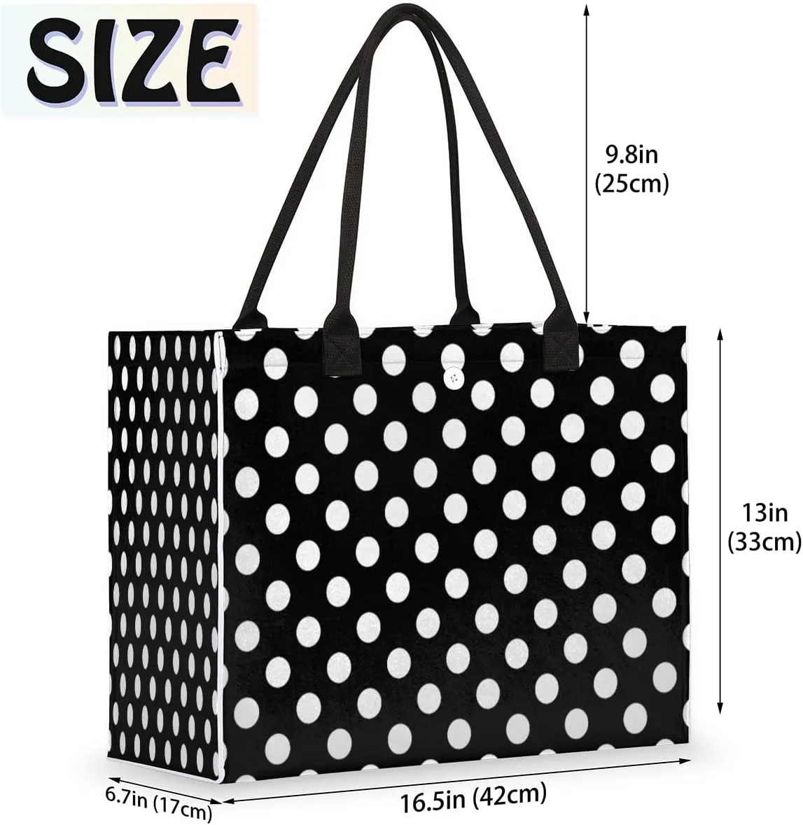 Cherry Retro Grunge Large Tote Bag Large Shoulder Bag For Women Teachers Nurses Work Shopping Travel Daily Use