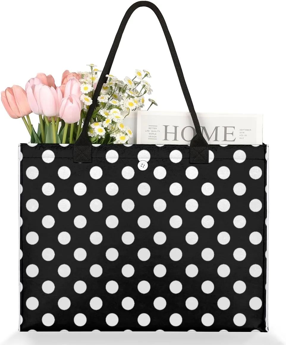 Cherry Retro Grunge Large Tote Bag Large Shoulder Bag For Women Teachers Nurses Work Shopping Travel Daily Use