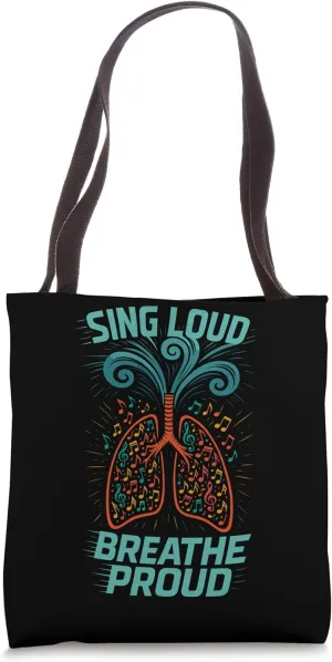 Choir Member High School College Vocal Ensemble Music Pride Tote Bag