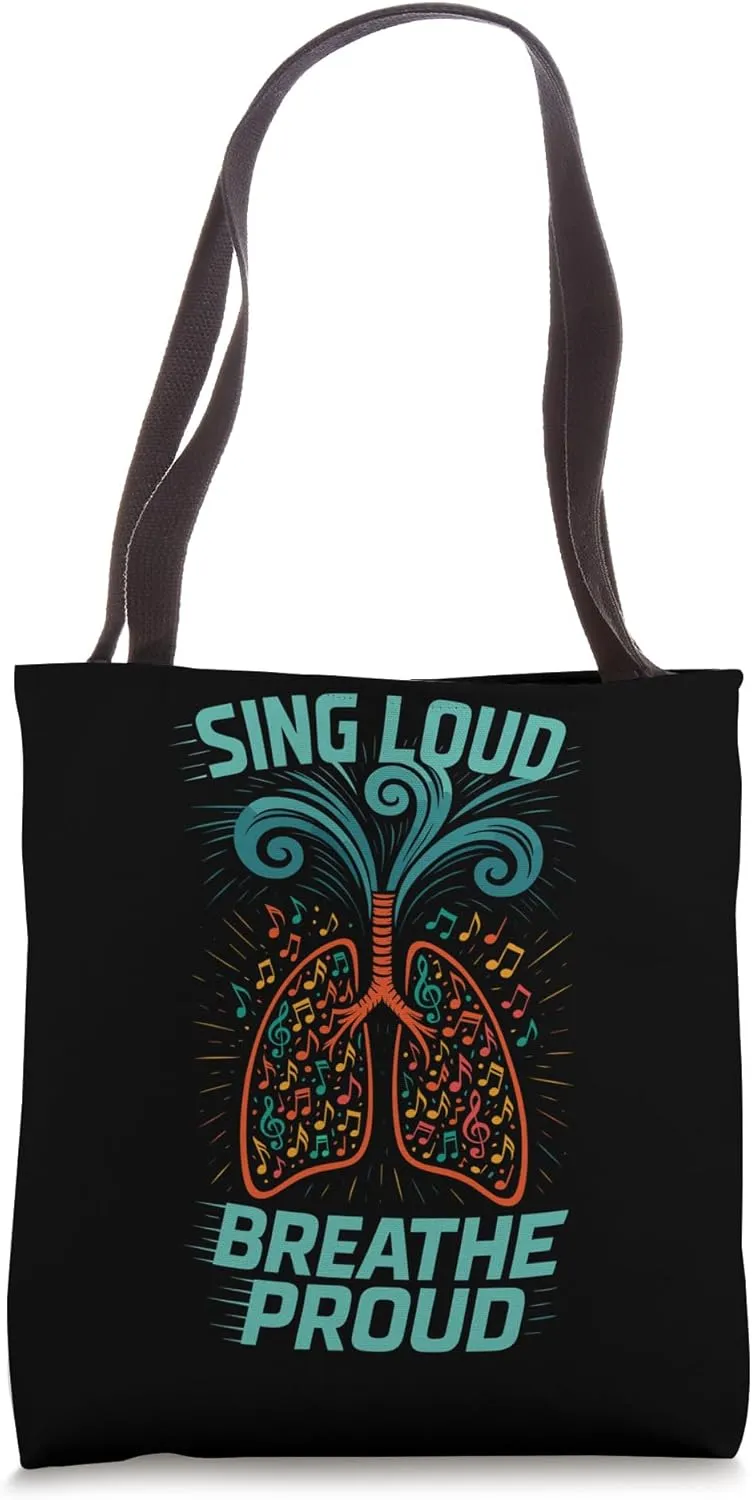 Choir Member High School College Vocal Ensemble Music Pride Tote Bag