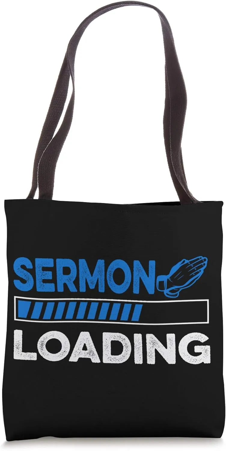 Christian Bag Funny Minister, Priest, Pastor, Clergy Member Tote Bag