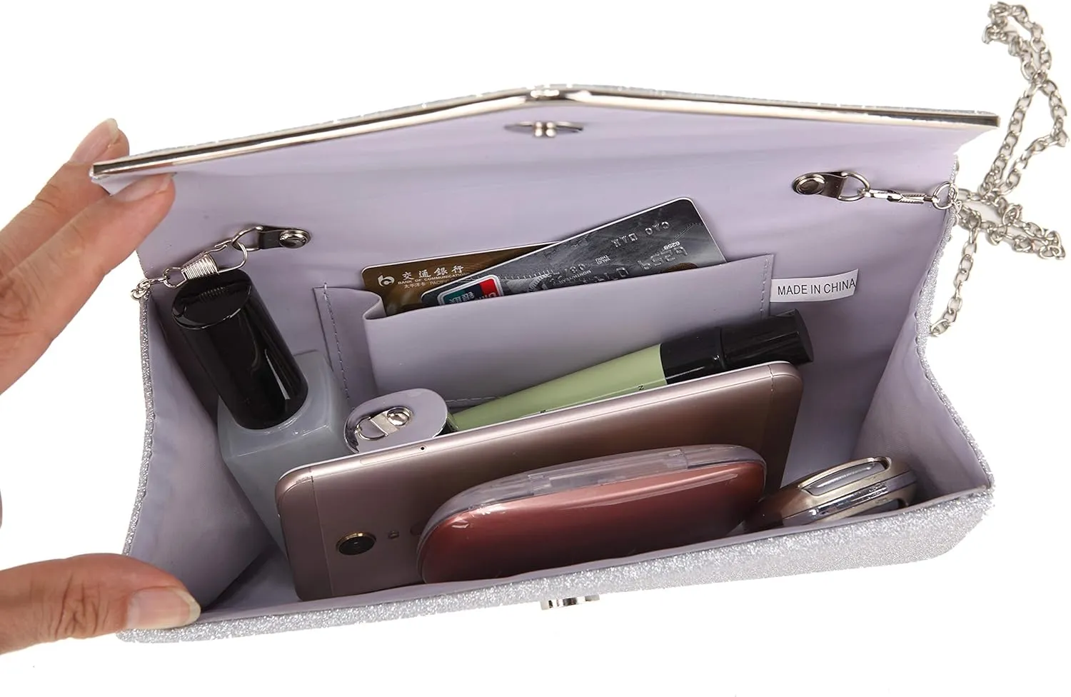 Clutch Purses For Women Evening Bags Sparkling Shoulder Envelope Party Cross Body Handbags