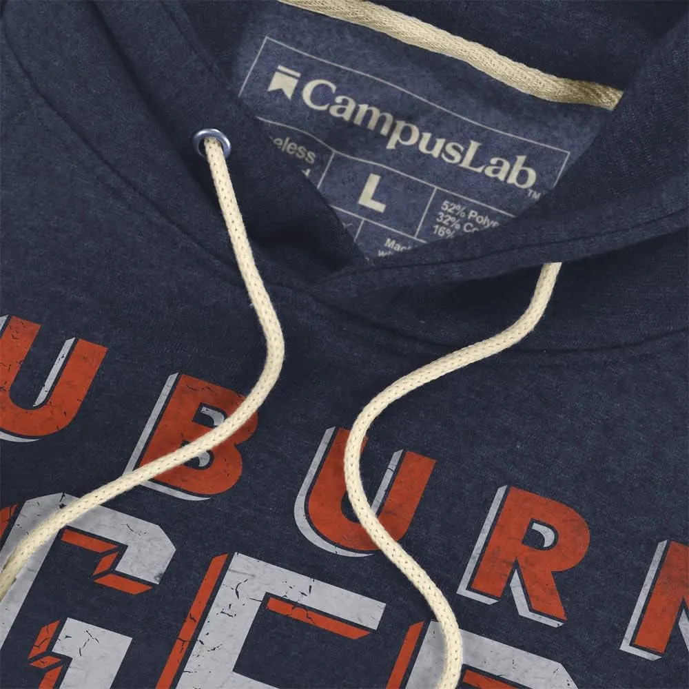 Collegiate Distressed Team Unisex Adult Slim Fit Pullover Hoodie Collection