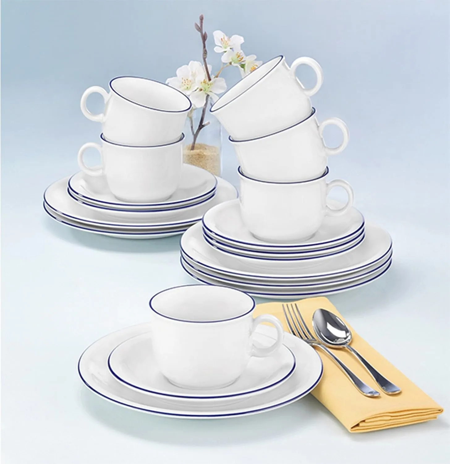 Compact Crockery Hard Porcelain