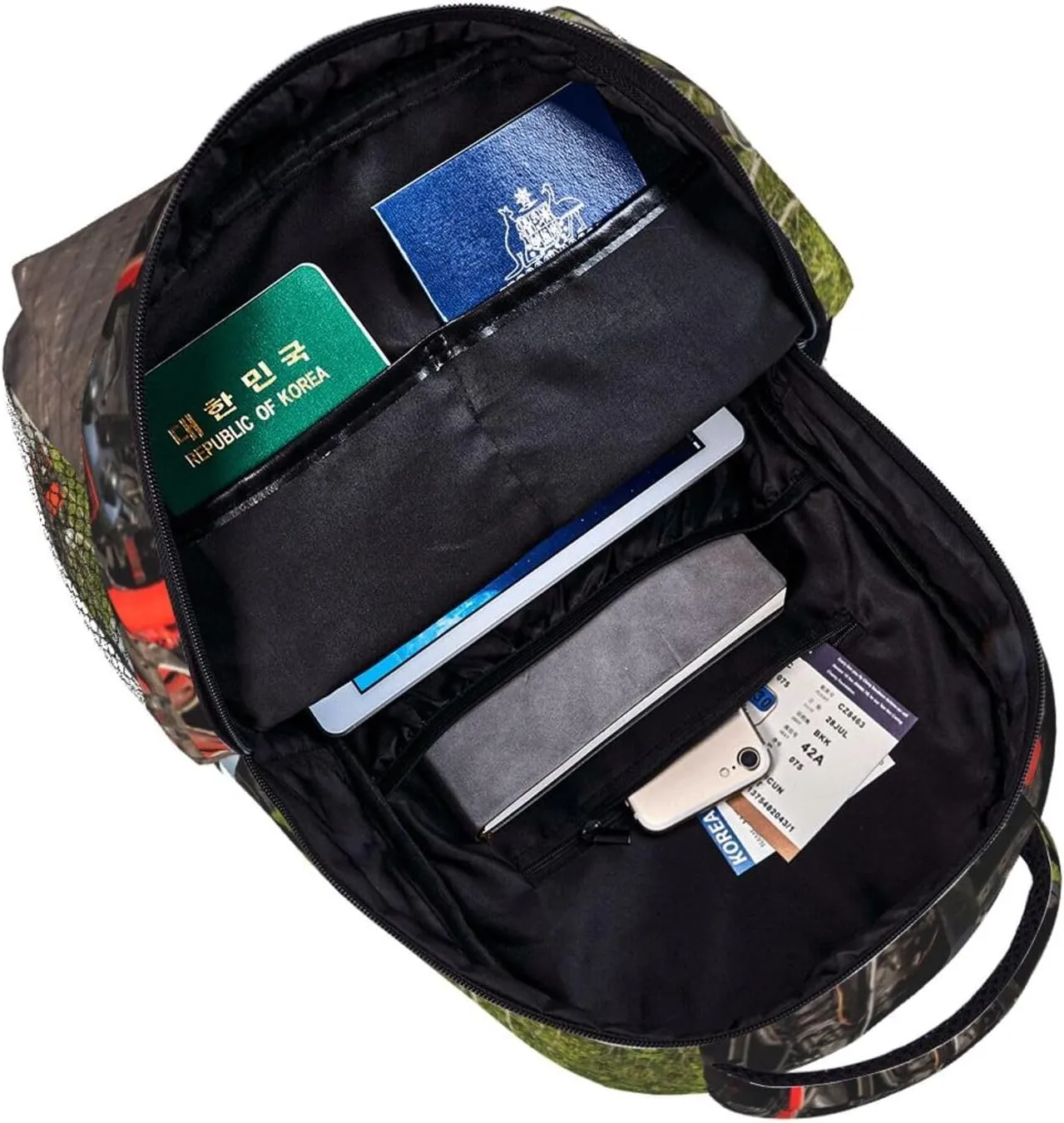 Cool Retro Train Railway Backpack For School Laptop Bags Bookbag Big Casual Daypack For Student Girls Boys Kids Teens Travel Sports Work