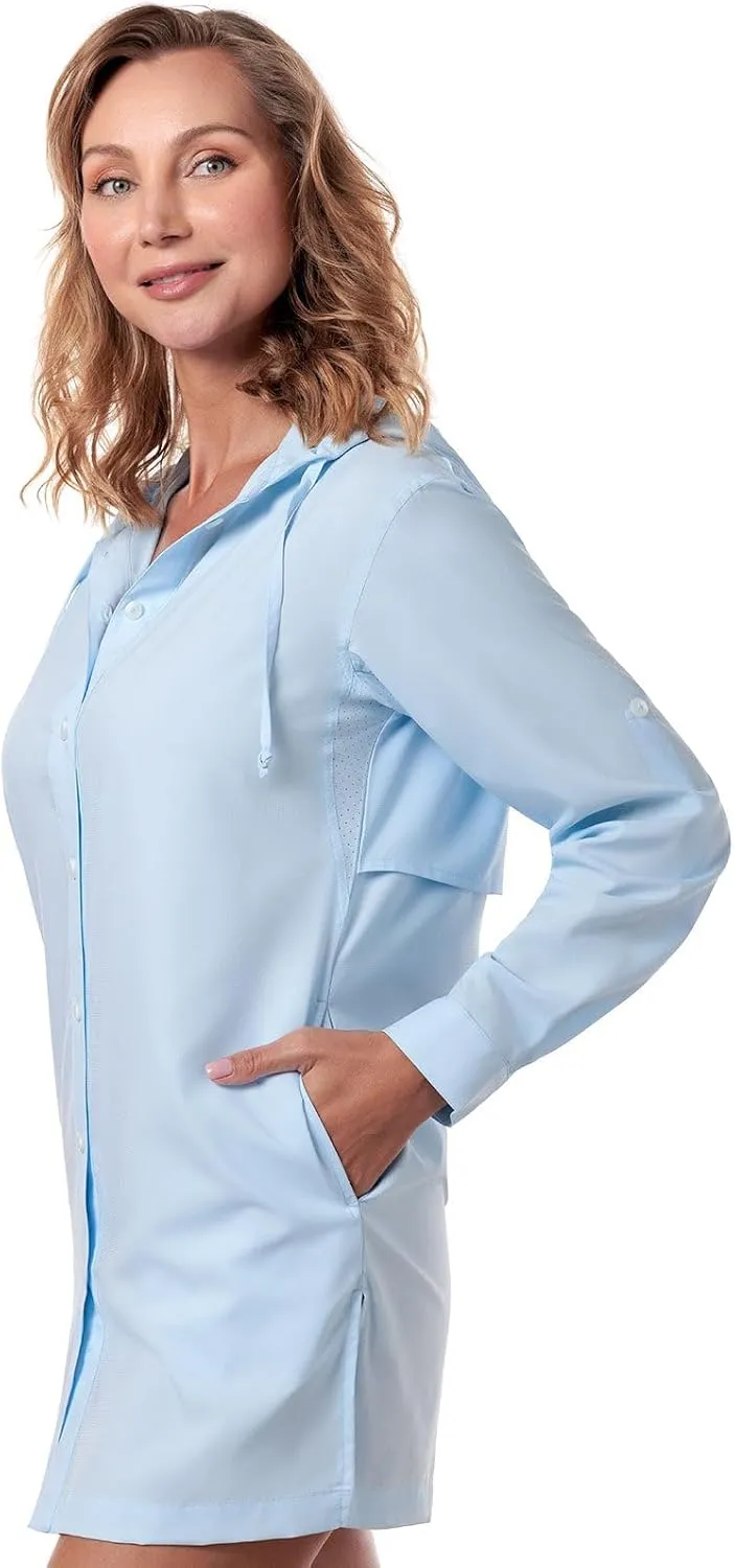 Coolibar UPF 50  Women's Iztapa Beach Shirt - Sun Protective