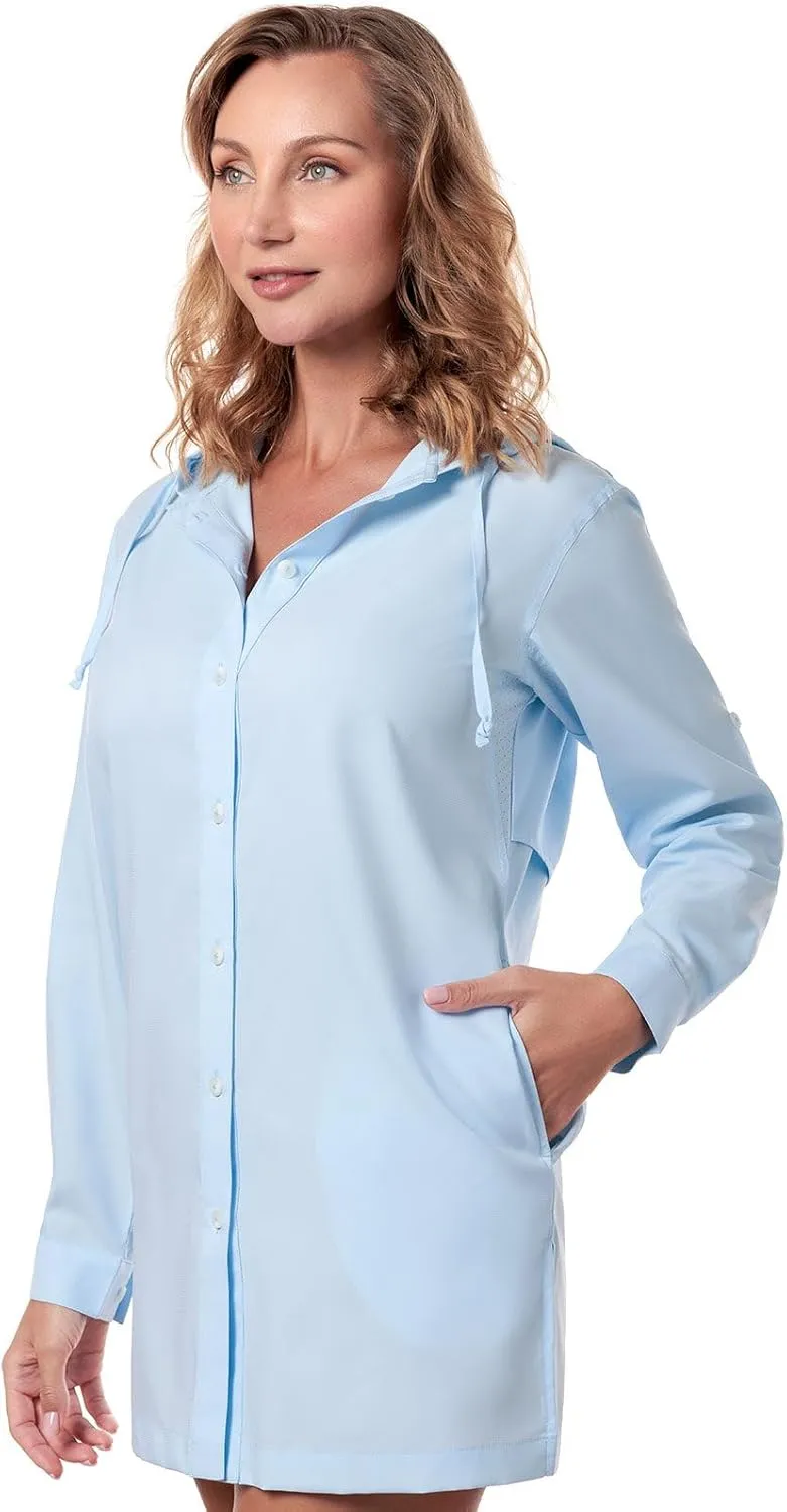 Coolibar UPF 50  Women's Iztapa Beach Shirt - Sun Protective