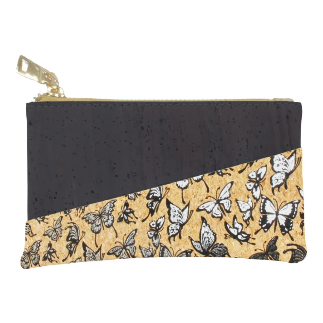 Cork Compact Purse Mirror With Cork Makeup Pouch I BETTY I Wholesale
