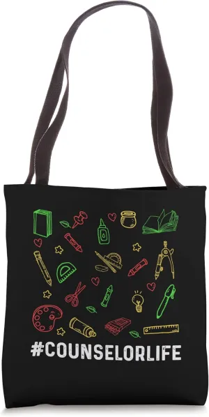 #Counselorlife Student Advisor Consulting School Teacher Tote Bag