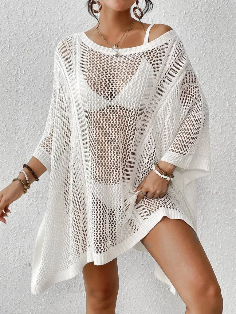 Crochet Sheer Beach Cover Up