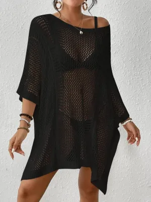 Crochet Sheer Beach Cover Up
