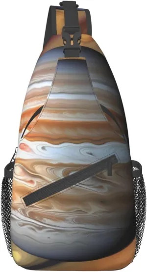 Cross chest bag diagonally Jupiter Landscape Prints Suitable For Men And Women outdoor hiking Daily travel Long and short trips
