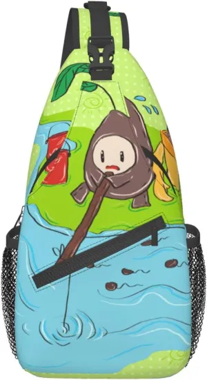 Cross chest bag diagonally Sunflower seeds fishing Prints Suitable For Men And Women outdoor hiking Daily travel Long and short trips