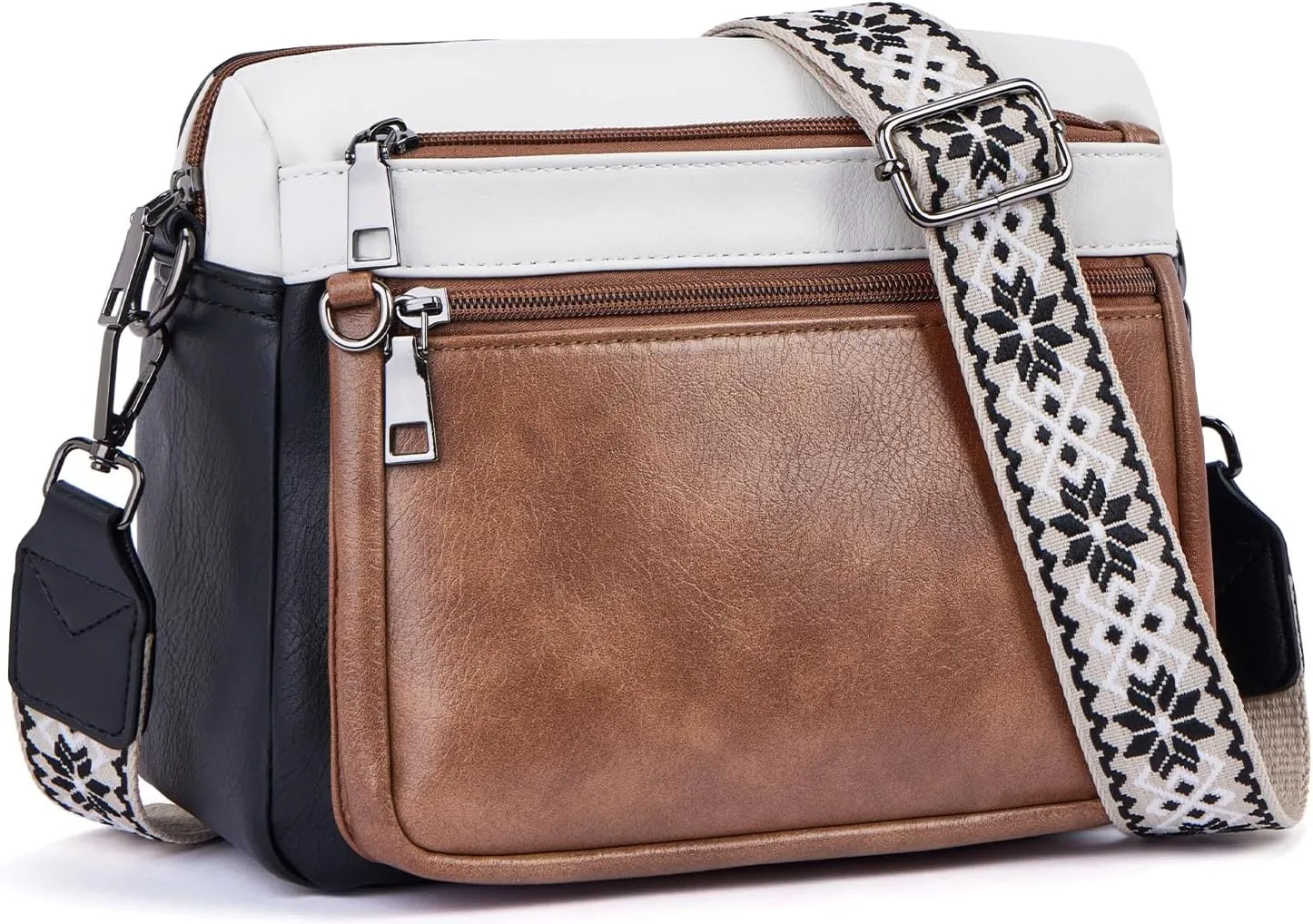 Crossbody Purses for Women Trendy,Vegan Leather Crossbody Bags,Cell Phone Camera Shoulder Handbags with Card Slots