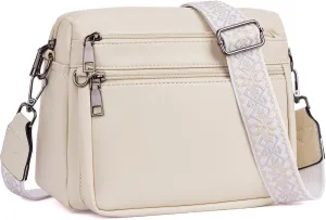 Crossbody Purses for Women Trendy,Vegan Leather Crossbody Bags,Cell Phone Camera Shoulder Handbags with Card Slots