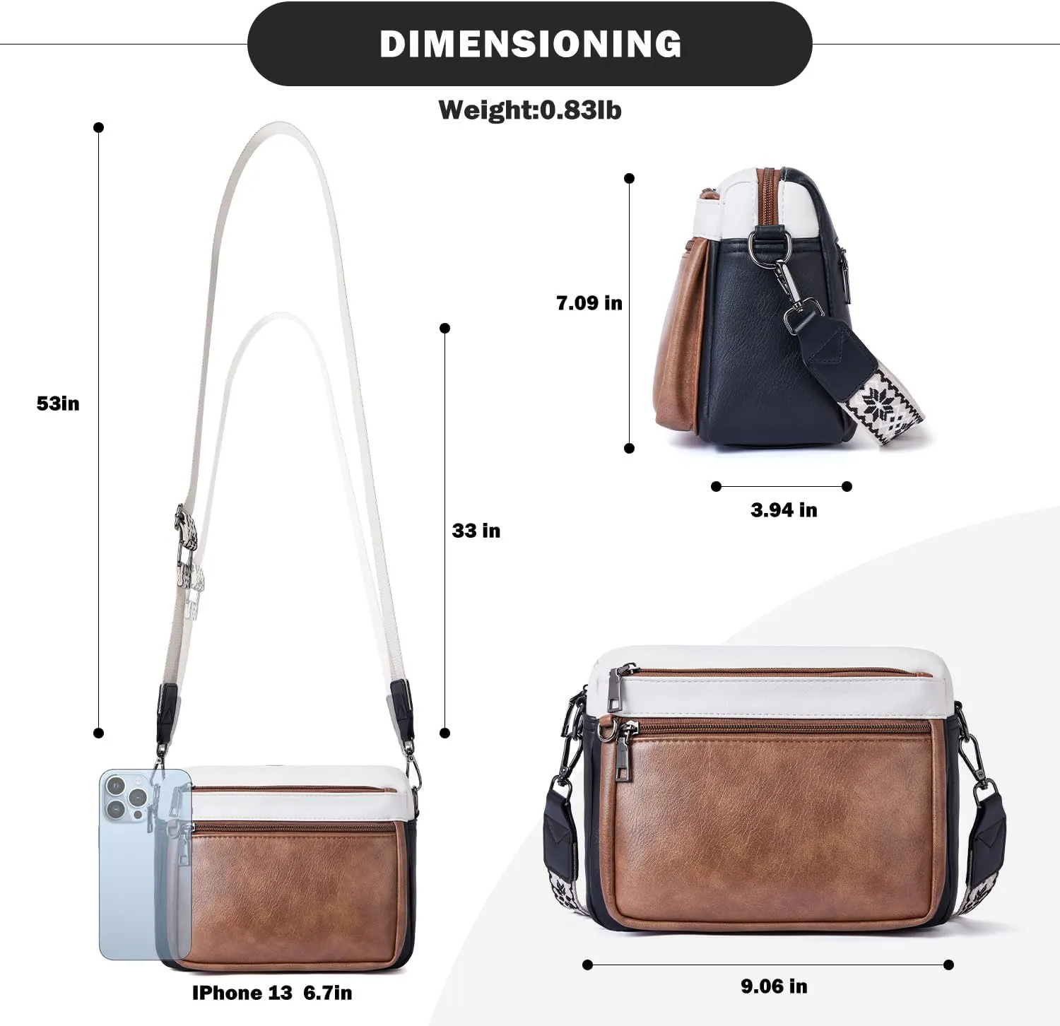 Crossbody Purses for Women Trendy,Vegan Leather Crossbody Bags,Cell Phone Camera Shoulder Handbags with Card Slots