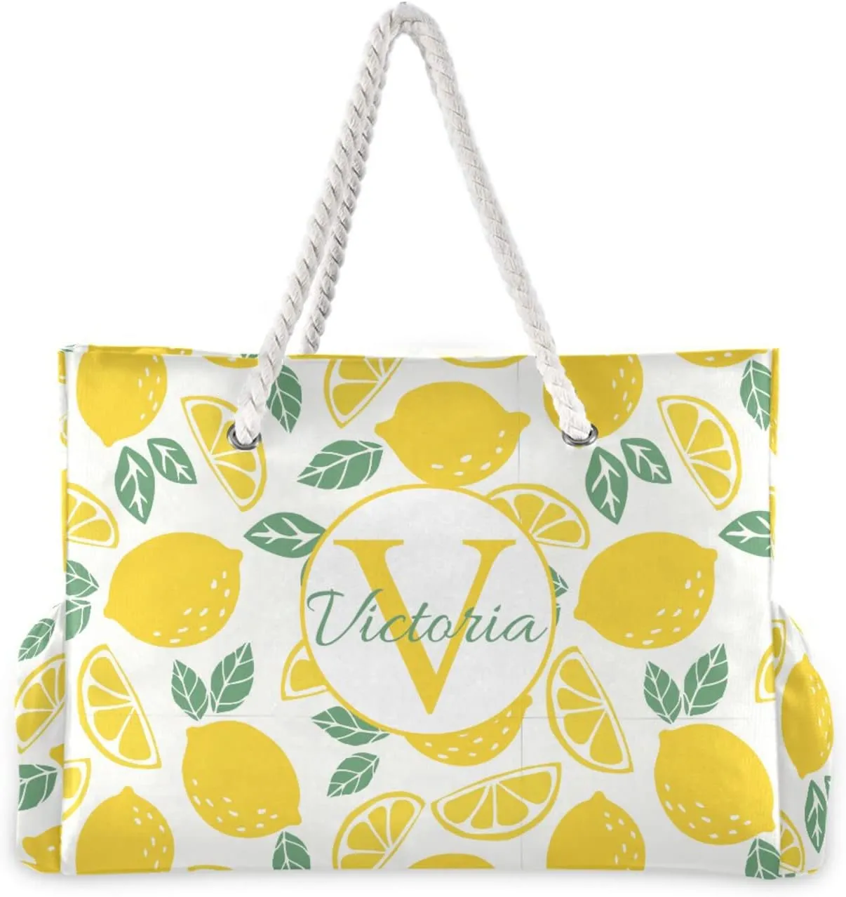 Custom Large Beach Bags Personalized Shoulder Tote Bag for Women Customized Shoulder Bag