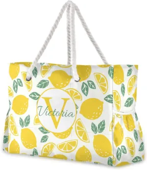 Custom Large Beach Bags Personalized Shoulder Tote Bag for Women Customized Shoulder Bag