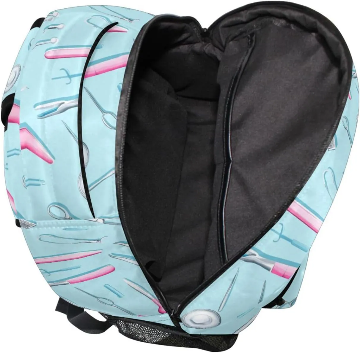 Cute Backpack for Teenager Fashion Laptop Bookbag with Chest Strap for College Work Doctors Day Forceps