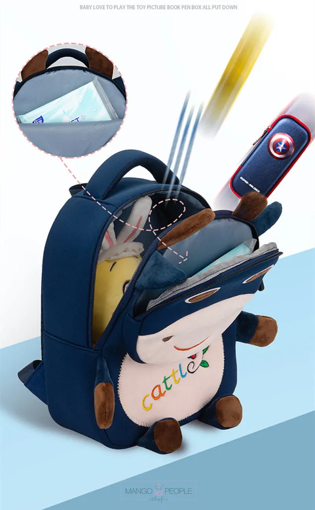 Cute Cow Design Backpack for Kids