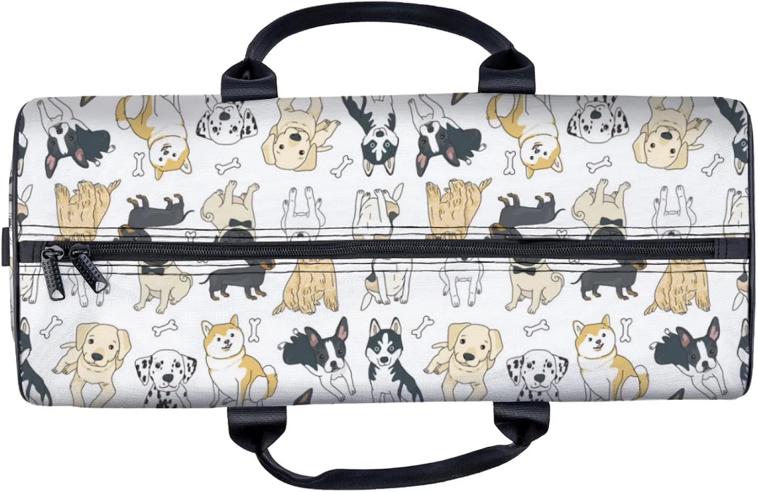 Cute Dogs Travel Duffel Bag for Woman Weekender Bag Man Tote Gym Bag Sport Gym Bag Hospital Bag for Labor and Delivery Overnight Bag Luggage Bag