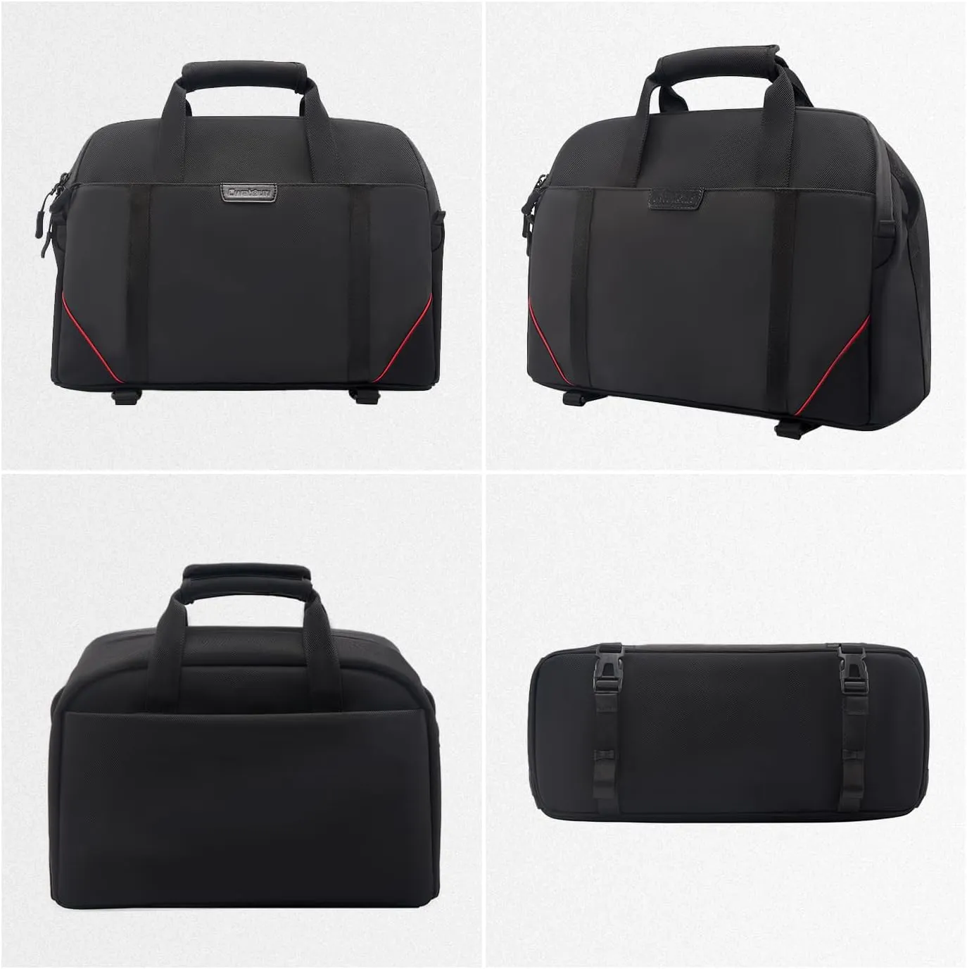 Cwatcun Camera Bag Crossbody, DSLR/SLR/Mirrorless Camera Bags for Photographers with Tripod Holder&Laptop, Camera Case Compatible with Canon/Nikon/Sony - Large
