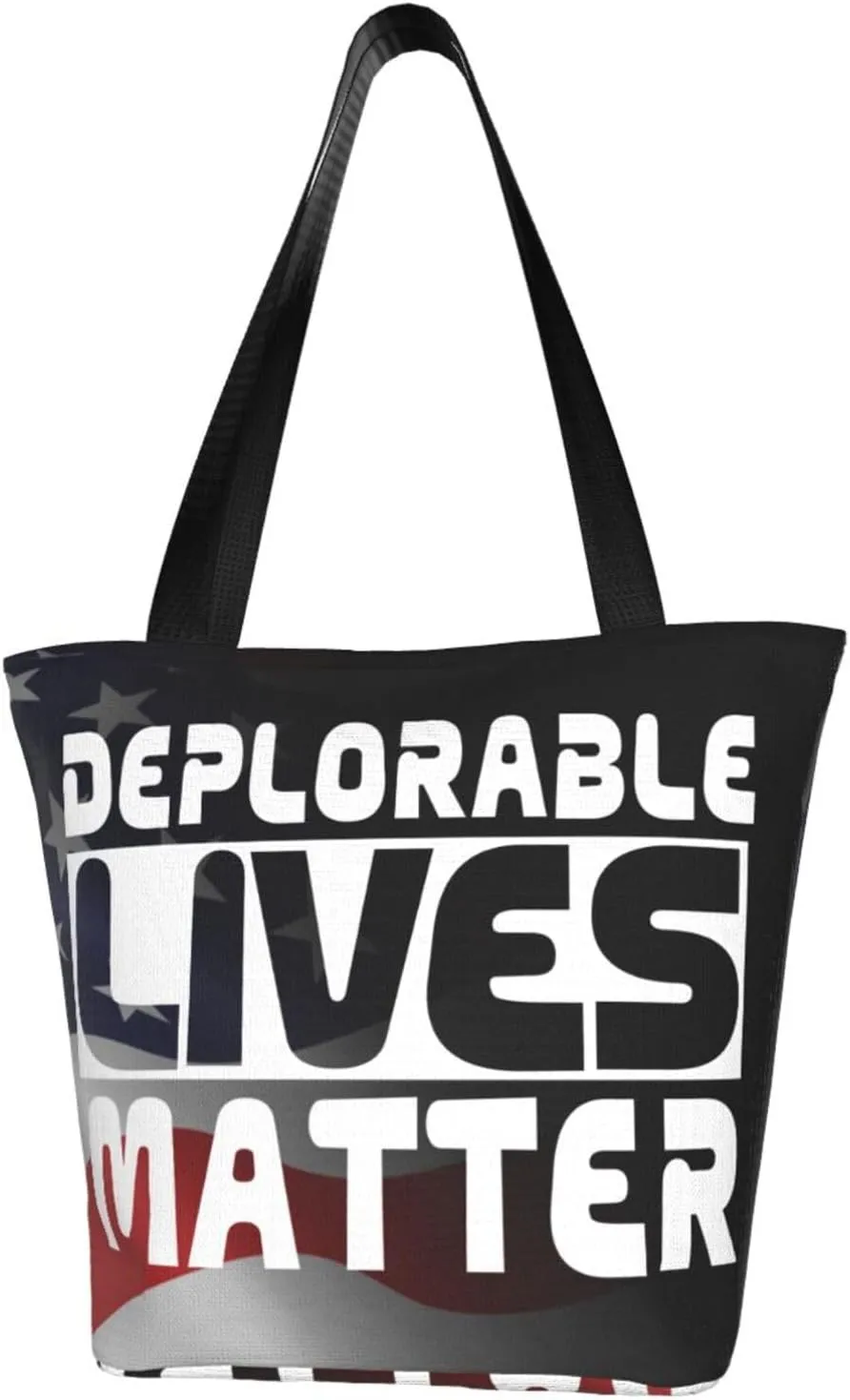 Deplorable Lives Matter Fashion Shoulder Bag Large Capacity For Man Or Woman