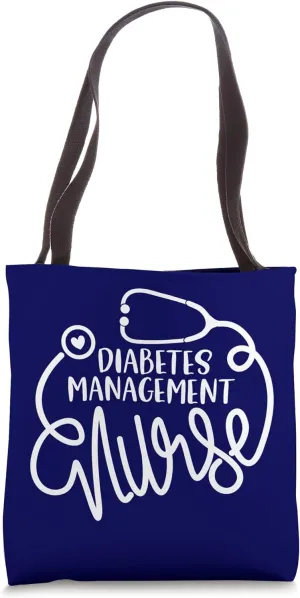Diabetes Management Nurse Endocrinology Nursing Department Tote Bag