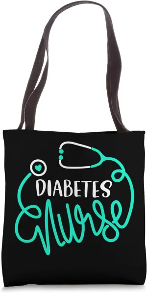 Diabetes Nurse Cute Endocrinology Nursing Department RN Tote Bag